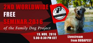Webinar: 2nd World Wide Free Seminar of the Family Dog Project © http://familydogproject.elte.hu.